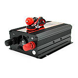 Інвертор напруги CARMAER1500W, 12/220V з апроксимованою синусоїдою, 1Shuko, 2*USB (DC:5V/2A),, фото 2