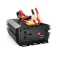 Инвертор преобразователь напряжения DC/AC 500W 12V/220V для дома и квартиры Розетка для аккумулятора 12 в 220В