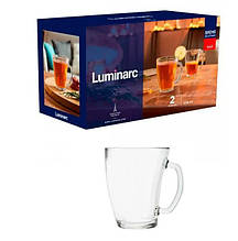 Кухоль Luminarc Tasting Time Tea прозорий 2 штуки 320 мл скло (Q2842)