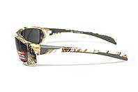 Окуляри захисні Global Vision Hercules-5 White Camo (gray), сірі в камуфльованій оправі, фото 4