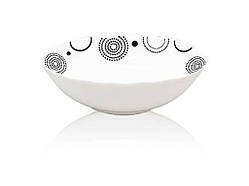 Салатник №6 155мм Абстракція склокераміка (6шт в уп) 30059-15018 ТМ SNT