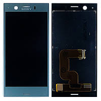 Екран (дисплей) Sony Xperia XZ1 Compact G8441 SO-02K + тачскрин голубой оригинал Китай