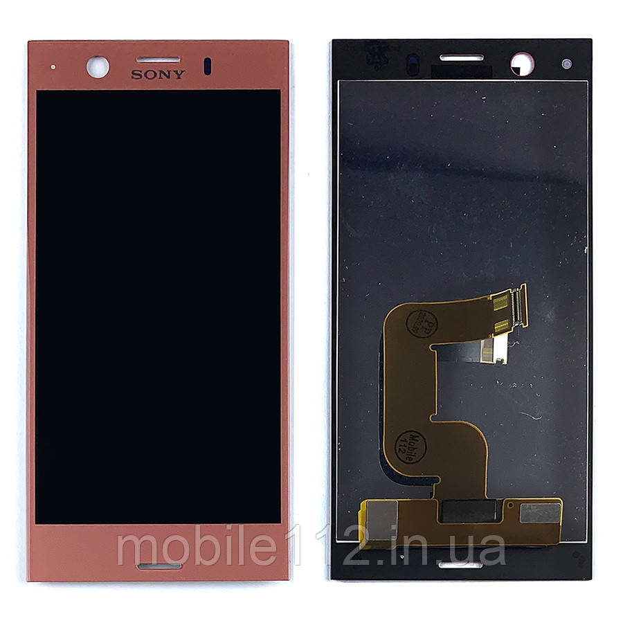 Екран (дисплей) Sony Xperia XZ1 Compact G8441 SO-02K з тачскріном рожевий оригінал Китай