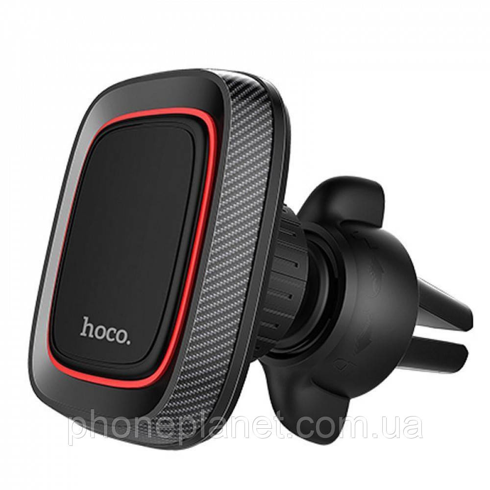 Автотримач Hoco CA23 Lotto Series Magnetic Air Vent black, фото 1
