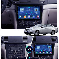 Lb Андроїд магнітола штатна для Chevrolet Epica V250 Рестайлінг 2009-2012 екран 9" 4/32Gb 4G Wi-Fi GPS Top