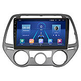 Lb Андроїд магнітола штатна для Hyundai i20 I Рестайлінг 2012-2014 екран 9" 6/128Gb 4G Wi-Fi GPS Top, фото 2