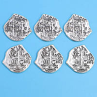 Набор монет Дублоны (50шт.) Серебро