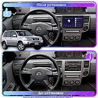 Lb Андроид магнитола штатная на Nissan X-Trail I Рестайлинг 2003-2007 10" 2/32Gb CarPlay 4G Wi-Fi GPS Prime