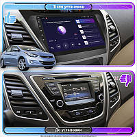 Lb Андроид магнитола штатная для Hyundai Elantra V (MD) 2010-2014 экран 9" 6/128Gb 4G Wi-Fi GPS Top