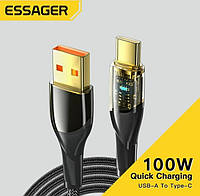 Кабель Essager швидке заряджання USB-A to Type-C 100W 7A 1м