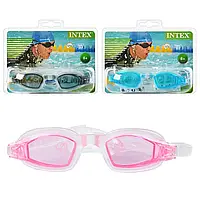 Очки для плавания Intex 55682 "Спорт", защита от УФ-лучей, гипоалергенный, от 8 лет