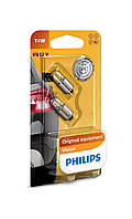 Лампа розжарювання PHILIPS T4W 12 V 4 W BA9S T8,5x24,5 (Blister — 2 pc.) 12929B2