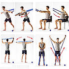 Набір еластичних еспандерів 9-54 кг, DuoBand, GymBeam / Комплект фітнес гумок / Еспандери для тренувань, фото 10