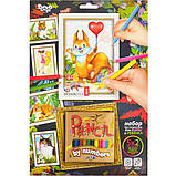 Розмальовка за номерами "Pencil by numbers" з набором олівців, Мікс, фото 5