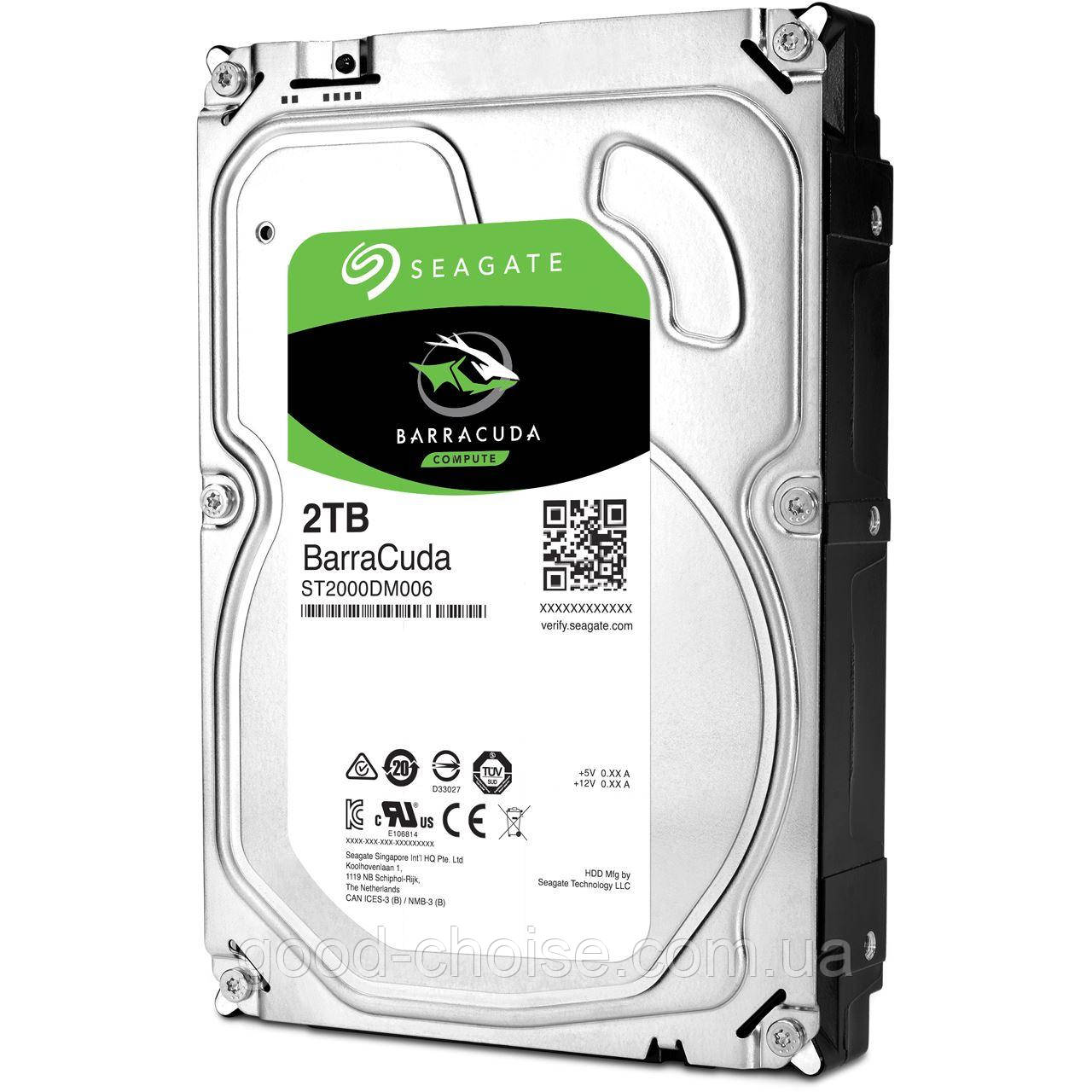 Жёсткий диск BarraCuda HDD, 2TB 7200rpm / 3.5, SATA III накопитель для компьютера / Жесткий диск для ПК - фото 4 - id-p1824784660