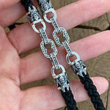 Православний хрест на шовковому шнурку, фото 4