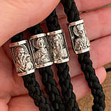 Православний хрест на шовковому шнурку, фото 3