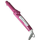 Плойка-утюжок 2в1 Kemei GB-KM-987, Рожева / Випрямляч-щипці для укладання волосся / Стайлер для волосся, фото 5