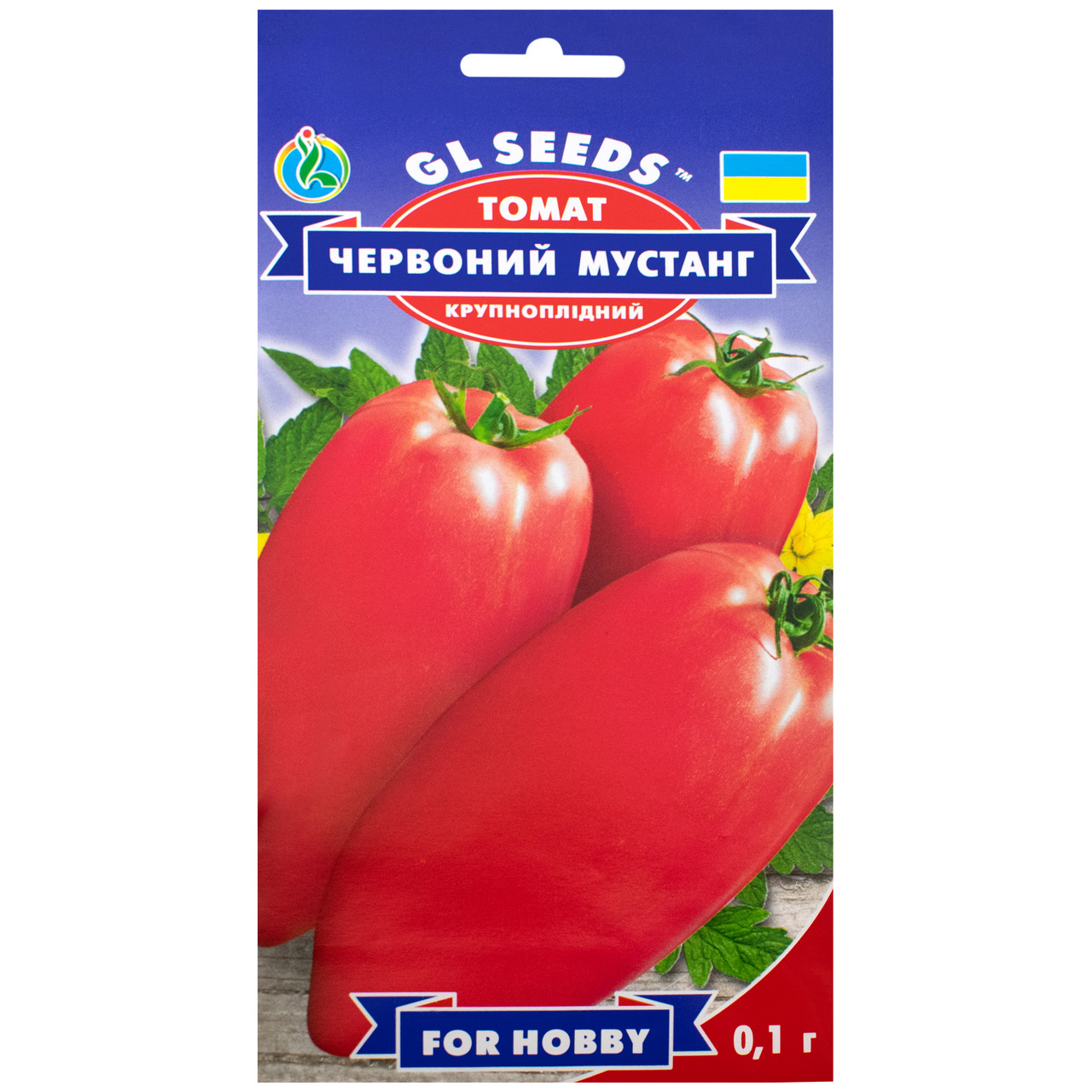 Томат Червоний Мустанг 0.1 г Gl Seeds, фото 1