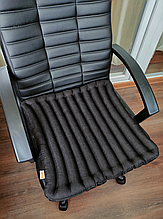 Ортопедичне сидіння для комп'ютерного крісла з наповнювачем гречане лушпиння "Класик" 50×50