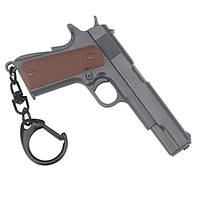БРЕЛОК (Модель пистолета Кольт в виде брелка) серый