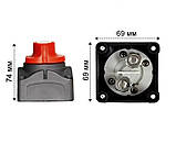 Вимикач маси 12-48В 275A Вимикач живлення батареї накладний, фото 5