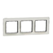 Рамк 3-пост шт Біле скло Sedna Elements