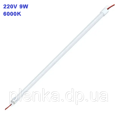 Світлодіодна лінійка 220 V 9 Вт 6000 К 600 mm OEM LB-060-9-6-220 IP20 матова