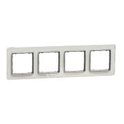 Рамк 4-пост шт Біле скло Sedna Elements