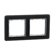 Рамка 2-пост шт мат скло Sedna Elements