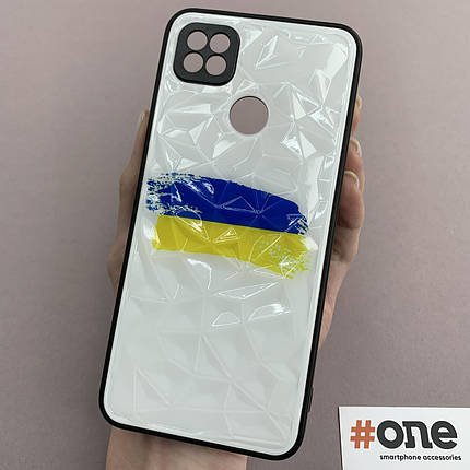 Чохол для Xiaomi Redmi 9C патріотичний чохол із прапором України на телефон сяомі редмі 9с білий F8E, фото 1
