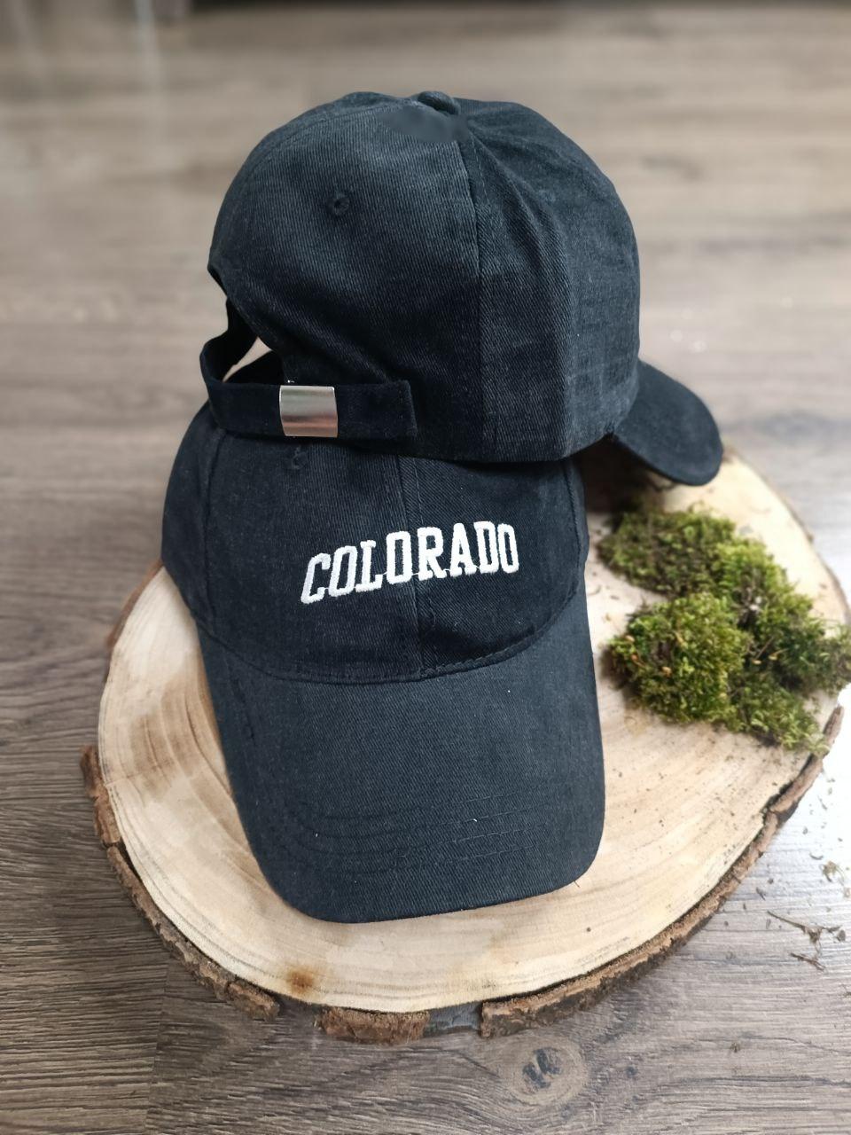 Кепка Бейсболка Чоловіча Жіноча COLORADO чорна
