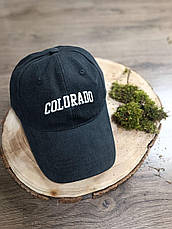 Кепка Бейсболка Чоловіча Жіноча COLORADO чорна, фото 5