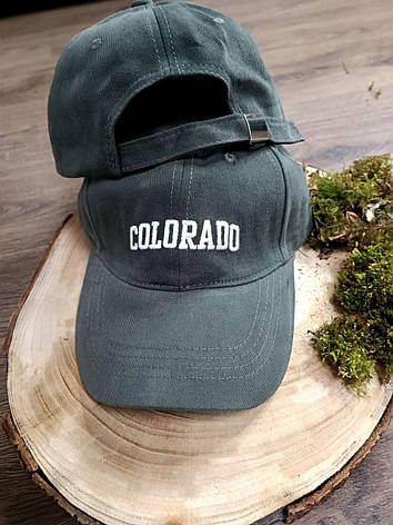 Кепка Бейсболка Чоловіча Жіноча COLORADO сіра, фото 1