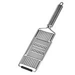 Універсальна тертка металева (KG-4808) з ручкою 3 насадки Сіра, фото 2