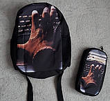 Рюкзак портфель шкільний дитячий Венсдей Wednesday
Пенал Венздей, фото 5