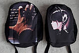 Рюкзак портфель шкільний дитячий Венсдей Wednesday
Пенал Венздей, фото 4