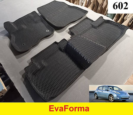 3D килимки EvaForma на Nissan Leaf (ZE0) '10-17, килимки ЕВА, фото 2