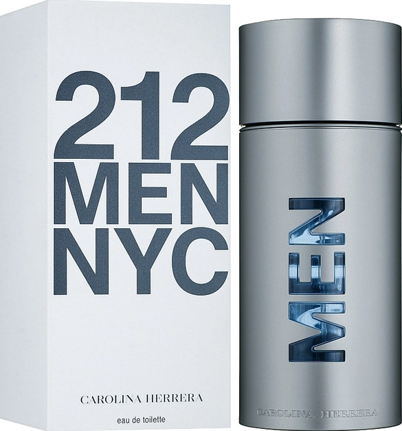 Carolina Herrera 212 Men NYC Туалетна вода для чоловіків, 100 мл (Тестер із кришечкою), фото 1