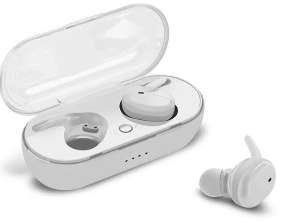 Бездротові Bluetooth V 5.0 навушники TWS4 Sport Wireless білі вкладиші