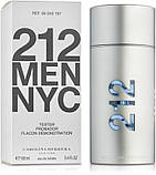Carolina Herrera 212 Men NYC Туалетна вода для чоловіків, 100 мл (Тестер із кришечкою), фото 3
