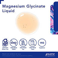 Гліцинат Магнію (Жидкість), Magnesium Glycinate, Pure Encapsulations, 480 мл BX722, фото 3