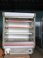 Холодильный регал Cold 1,45 м. бу (Польша). Горка холодильная. Витрина холодильная