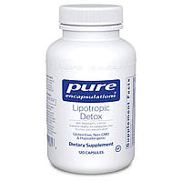 Pure Encapsulations Lipotropic Detox / Здоровый отток желчи и метаболизм токсинов в печени 120 капсу