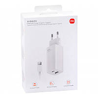 Блок питания для ноутбука Xiaomi Mi Laptop Charger 65W Type-C / Зарядка Xiaomi 65W GaN Type-C White