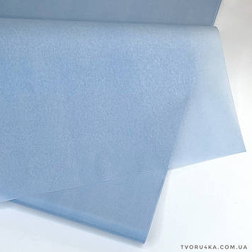 Тішью папір упаковочний світло блакитний 50 х 70см (100 аркушів)
