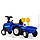 Дитяча каталка-толокар Bambi 658T-4 трактор із причепом, синій, фото 4