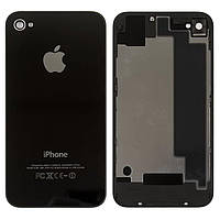 Корпус Apple iPhone A1387 (4S) задняя крышка Black (4SBackCovBlack)