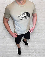 Чоловічий спортивний костюм (футболка та шорти) The North Face