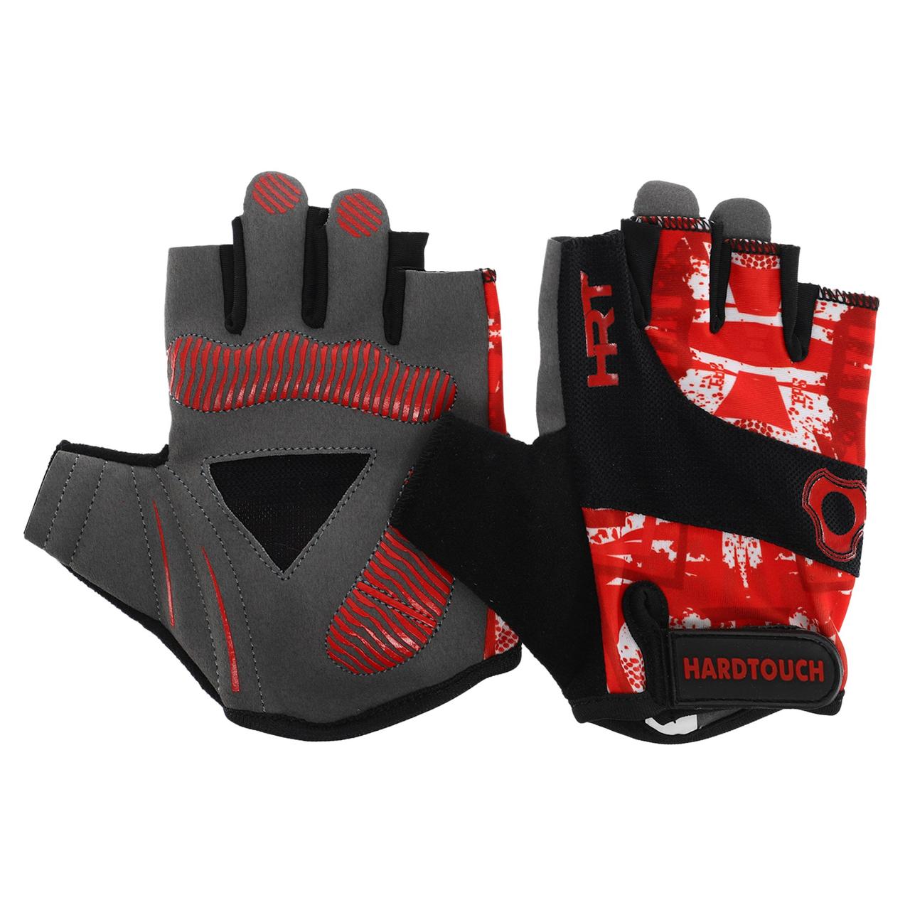 Перчатки для фитнеса перчатки спортивные Zelart Hard Touch 9523 размер M Red-Black-Grey - фото 6 - id-p1824874822